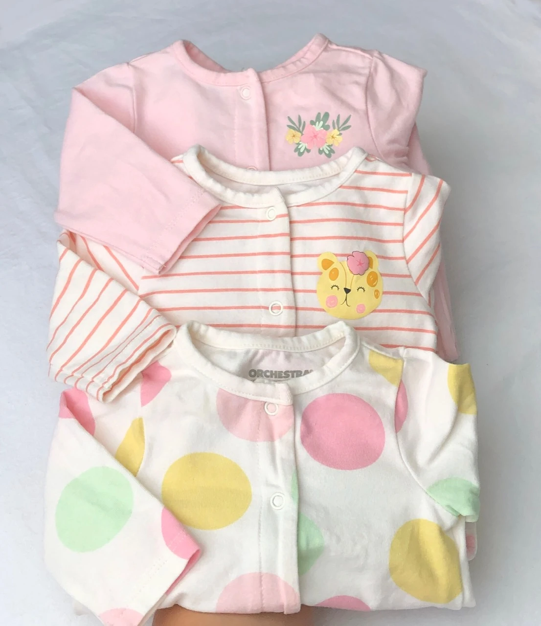 Lot de 3 pyjamas fin Orchestra 1 mois